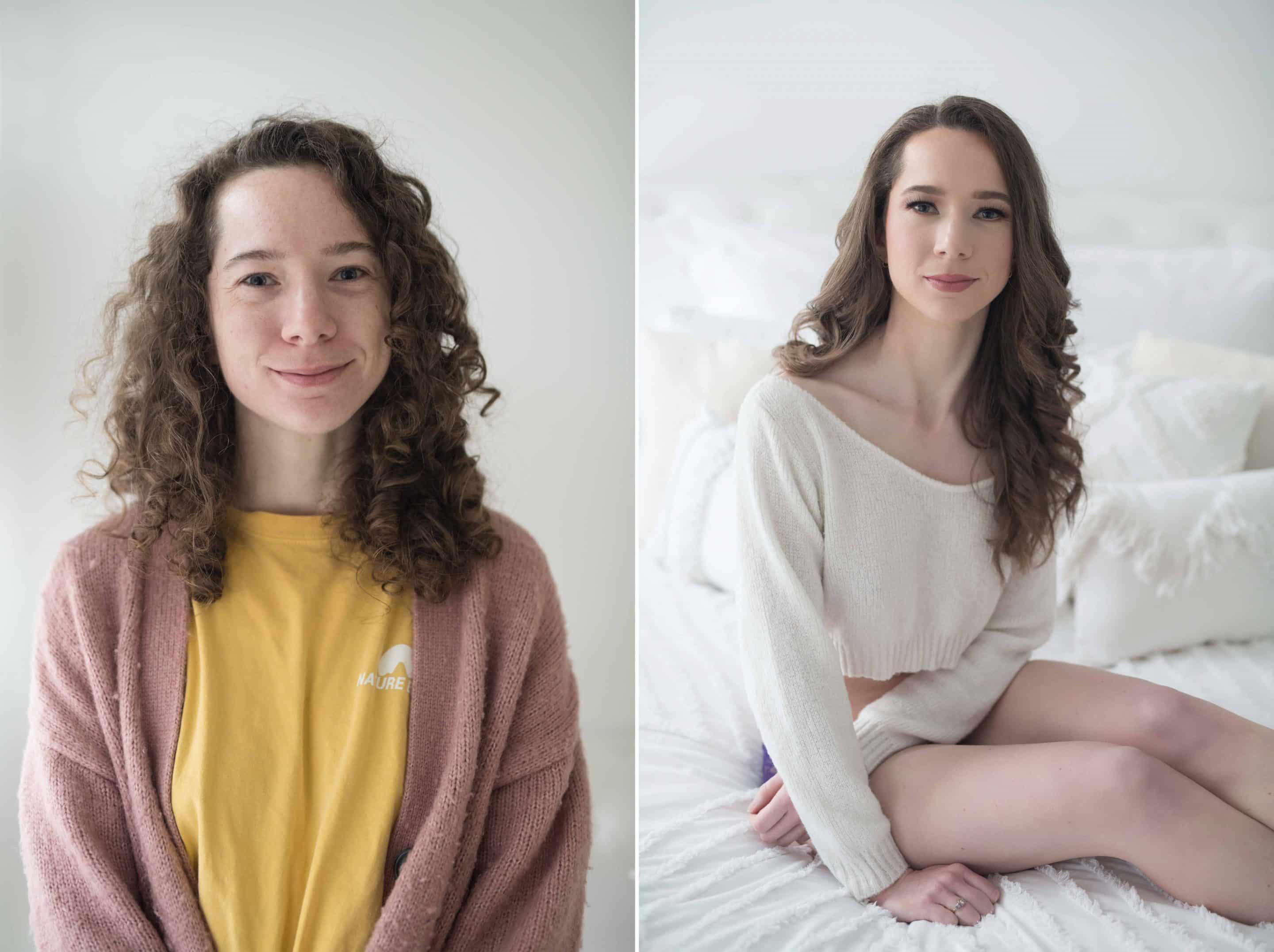 Before & After Canberra Boudoir Photography | Kerry Sleeman Boudoir ...